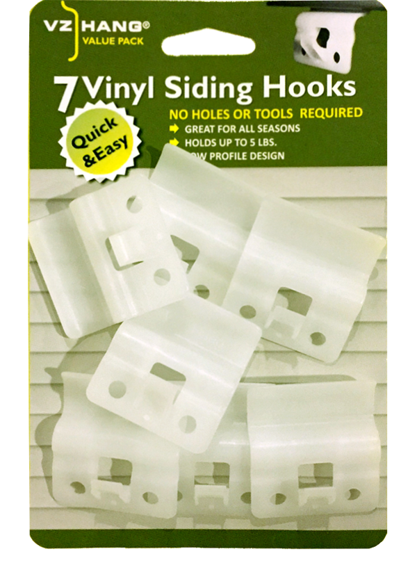 VZ Hang vinyl siding hooks 7 pack